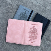 Canada Passport Cover with RFID Protection – Travel Wallet for Women