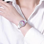 Load image into Gallery viewer, Women&#39;s Luxury Stainless Steel Bracelet Watch – Elegant &amp; Trendy

