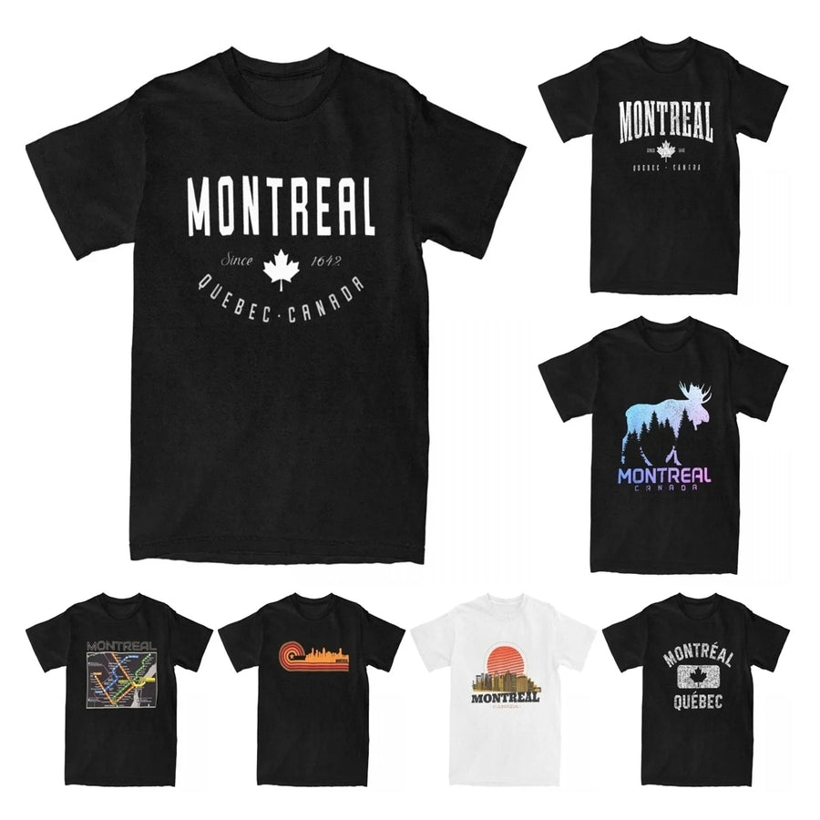 Montreal Quebec Canada T-Shirt – Maple Leaf Souvenir Tee