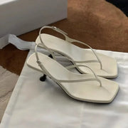 Women's Square Toe Retro Sandals – Shop at OWNLUXE