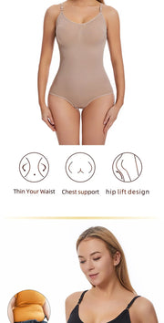 Tank Top Bodysuit Shapewear with Tummy Control & Shorts