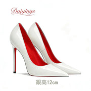 Women's Red Bottom Stiletto Pumps | 12cm Pointed Toe Heels | OWNLUXE