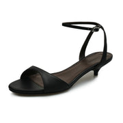 Women's Open Toe Leather Pumps – Shop at OWNLUXE