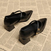 Pointed Toe Leather Retro Belt – Shop at OWNLUXE