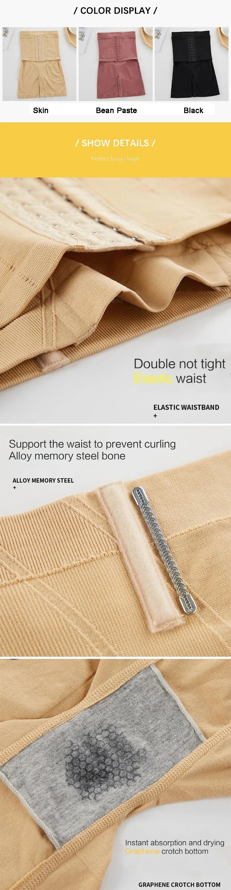 Medium Control Shaping Panties – Button Detail Shapewear Brief