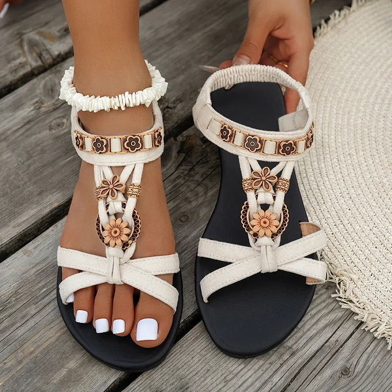Women's Lightweight Sandals (Beige) – Shop at OWNLUXE