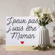 Heartfelt Ceramic Plaque Gift for Mom with Stand