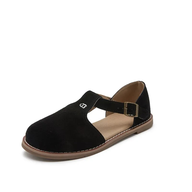 Women's Leather Retro Sandals (Camel) – Shop at OWNLUXE