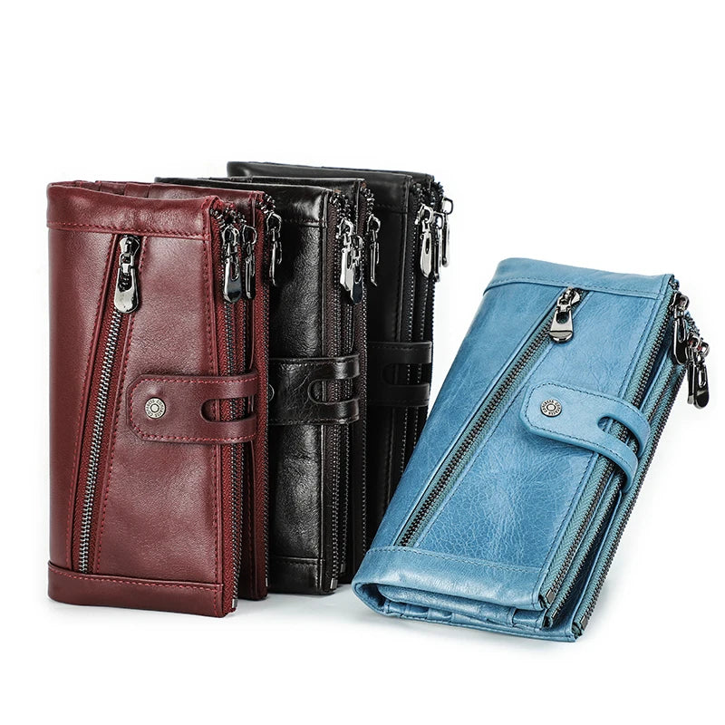 Genuine Leather Vintage Card Holder Wallet | OWNLUXE