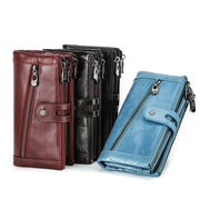 Genuine Leather Vintage Card Holder Wallet | OWNLUXE