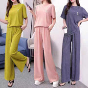 Two-Piece Velvet Pajama Set (Sjt-Green) – Shop at OWNLUXE