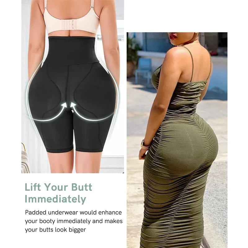BBL Butt Lifter Shapewear Shorts - Foam Padded Hip Enhancer