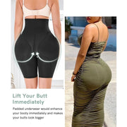 BBL Butt Lifter Shapewear Shorts - Foam Padded Hip Enhancer