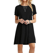 Women's Short Sleeve Floral Mini Dress | OWNLUXE