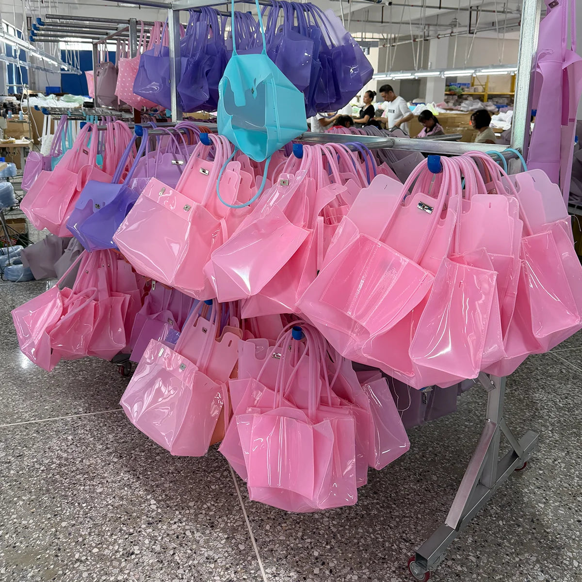 Spacious PVC Transparent Handbag | OWNLUXE