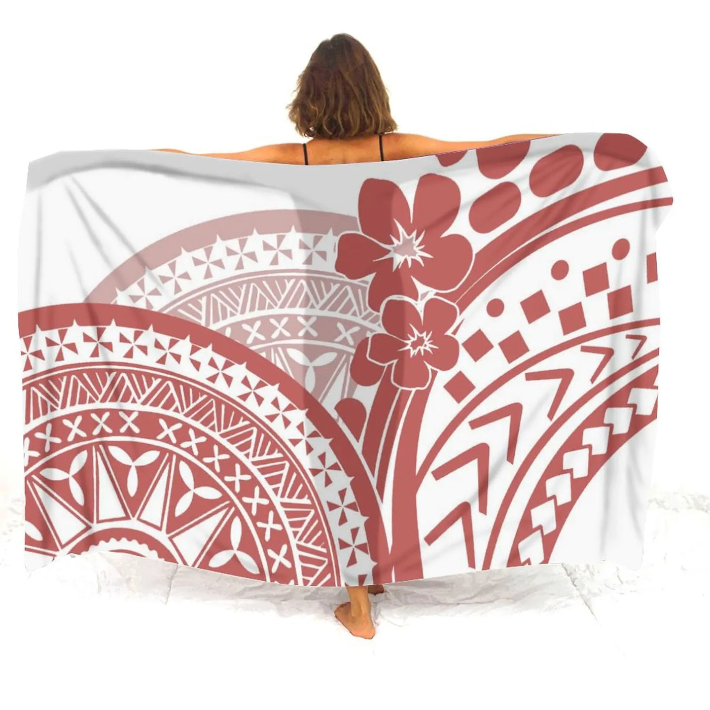 Vintage Printed Swim Cover-Up | OWNLUXE