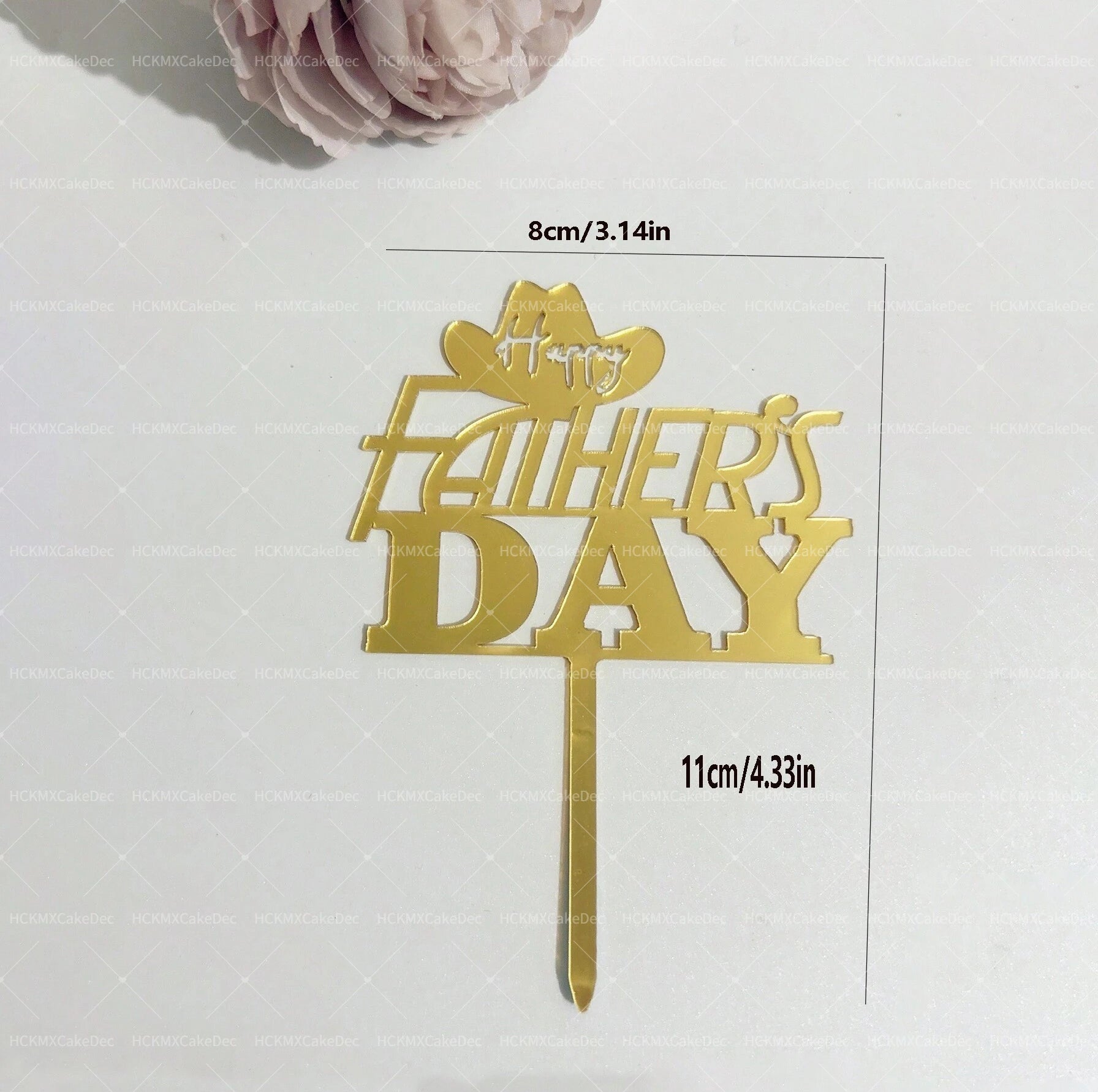 🎉 Father’s Day Acrylic Sign | Panneau Acrylique Fête des Pères – Décor de Table ou de Fête