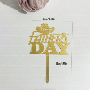 🎉 Father’s Day Acrylic Sign | Panneau Acrylique Fête des Pères – Décor de Table ou de Fête