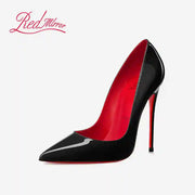 Women's High-Heel Pointed-Toe High Heels (Black) | OWNLUXE