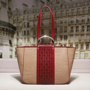 CH Vintage Letter Logo Commuter Tote Bag for Women | OWNLUXE