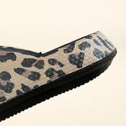 Women’s Cloud Flip Flops – Leopard Thick-Soled Sandals
