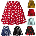 Load image into Gallery viewer, Effortless Bohemian Polka Dot Mini Dress for Middle-Aged Women – A-Line, Above Knee, Regular Fit
