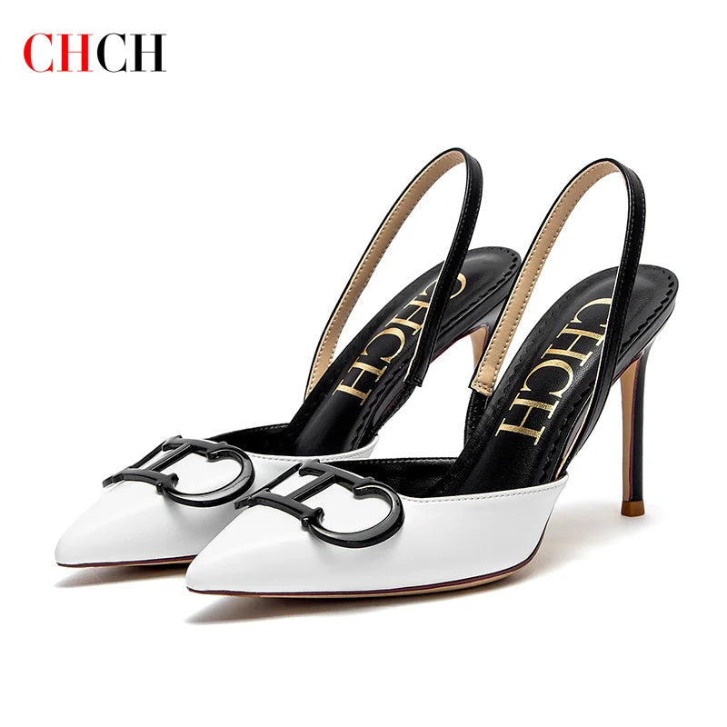 Women's High Heels Sharp Tip Destiny Closed Toe Strappy | OWNLUXE