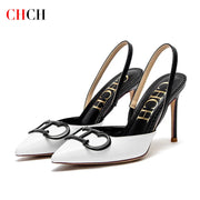 Women's High Heels Sharp Tip Destiny Closed Toe Strappy | OWNLUXE