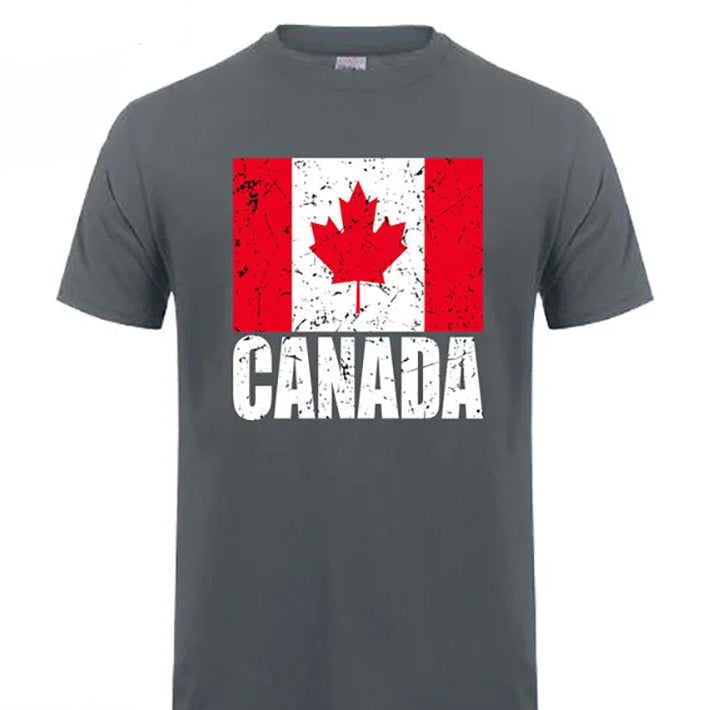 True North Strong Canada T-Shirt – Canadian Map Flag Maple Leaf Tee | OWNLUXE