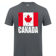 True North Strong Canada T-Shirt – Canadian Map Flag Maple Leaf Tee | OWNLUXE