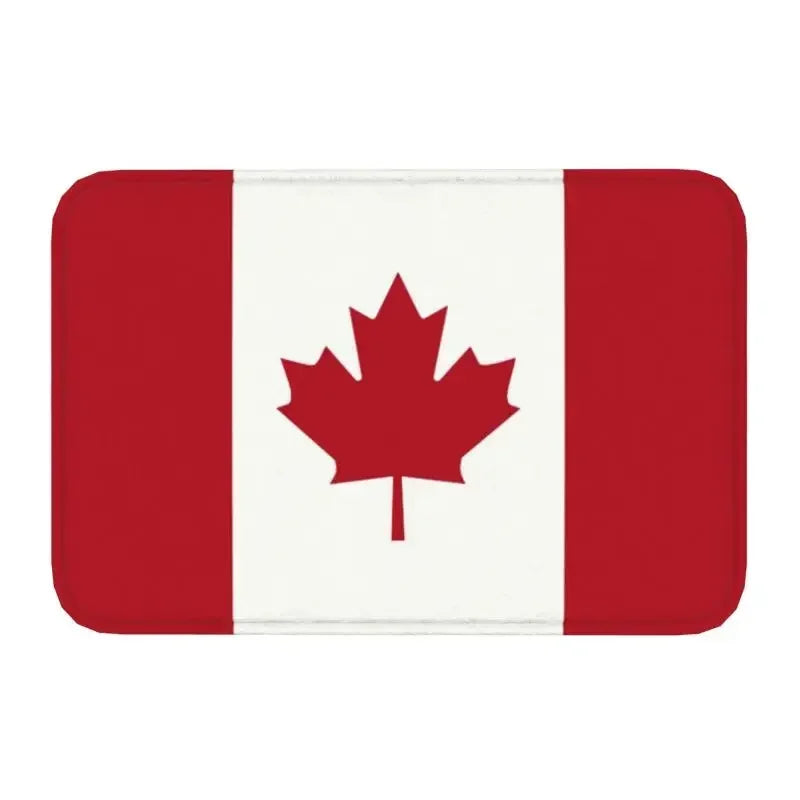 Canada Flag Doormat - Anti-Slip Floor Mat for Indoor & Outdoor