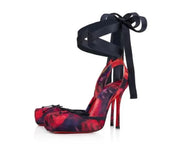 High-Heel Satin Bow-Detail High Heels | OWNLUXE