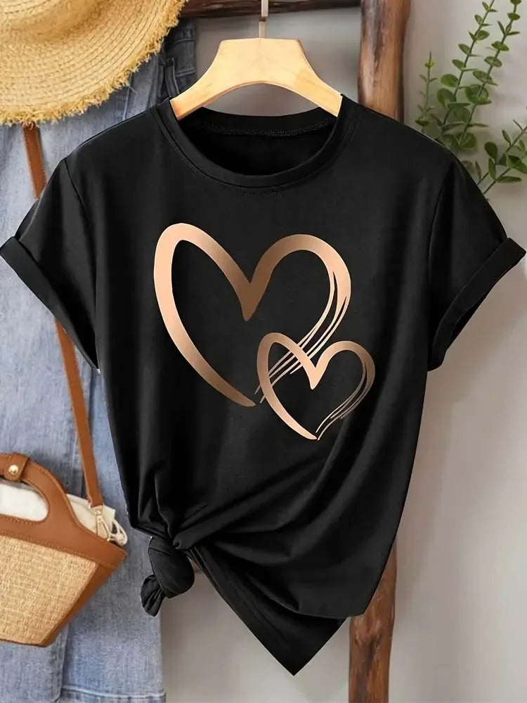 Women's Round Neck T-Shirt – Shop at OWNLUXE