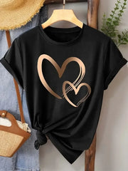 Women's Round Neck T-Shirt – Shop at OWNLUXE