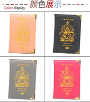 Canada Passport Holder & Travel Organizer – PU Leather Wallet
