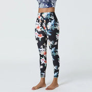Women’s High-Waist Floral Printed Yoga Leggings