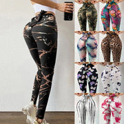 Peach Hip Yoga Leggings – Bow Detail Fitness