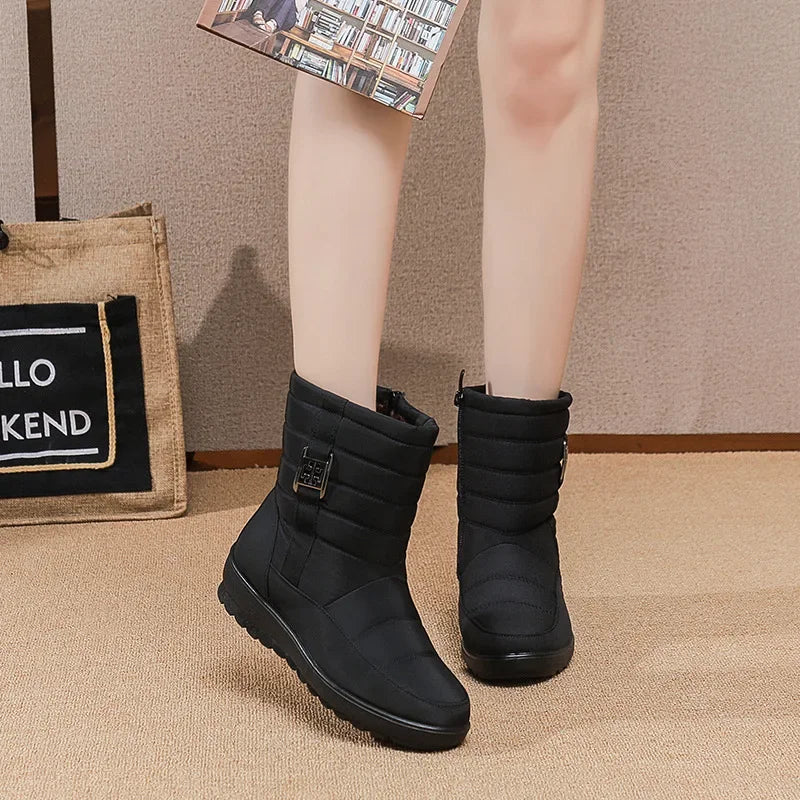 Women's Winter Shoes Ladies Comfortable Fleece Warm Boots | OWNLUXE