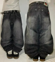 2026 American Trend Straight Jeans - Hip Hop Wide Leg Unisex