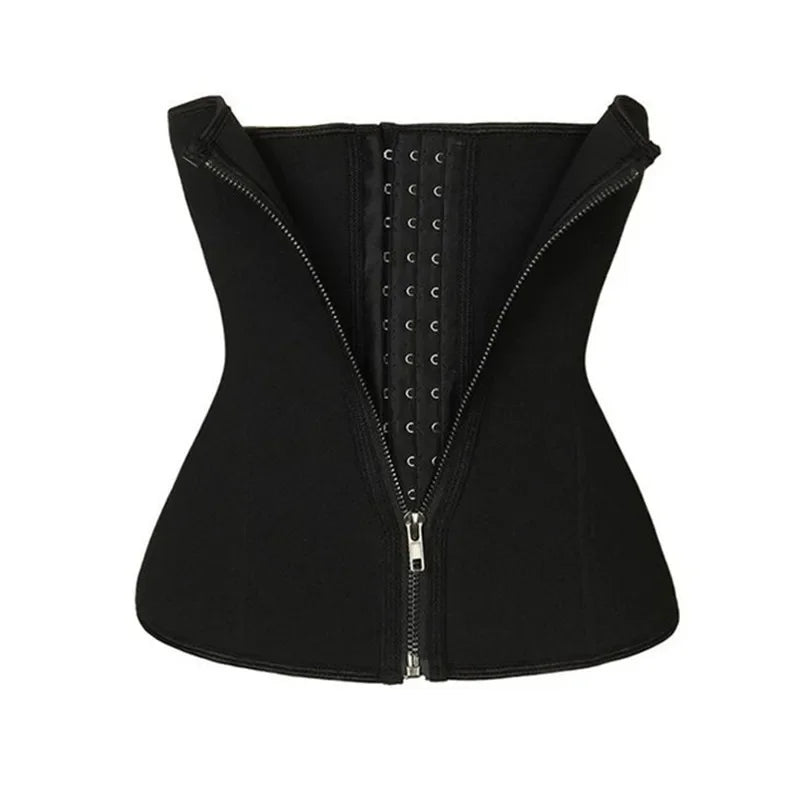 Tummy-Control Wrap Zip-Up Waist Trainer | OWNLUXE