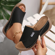 Women’s Wedge Slippers – Open-Toe Summer Sandals