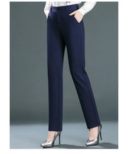 Stretch High Waist Trousers – Fashion Casual Slacks