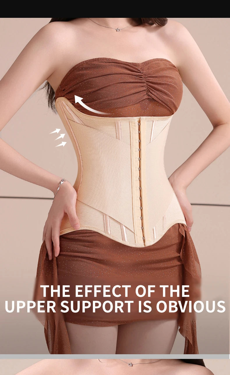Firm Control Waist Cincher Corset – Underwire Shaping