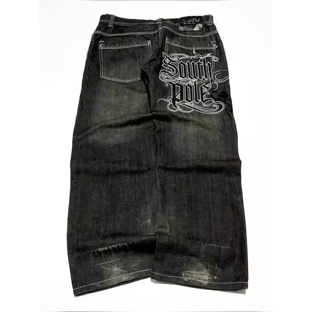 2026 American Trend Straight Jeans - Hip Hop Wide Leg Unisex