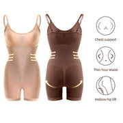 Women’s Full Body Shaper Bodysuit – Tummy & Thigh Slimmer