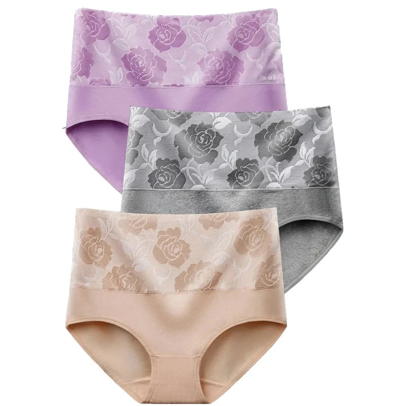 Women's High-Waist Cotton Briefs 3-Pack | OWNLUXE