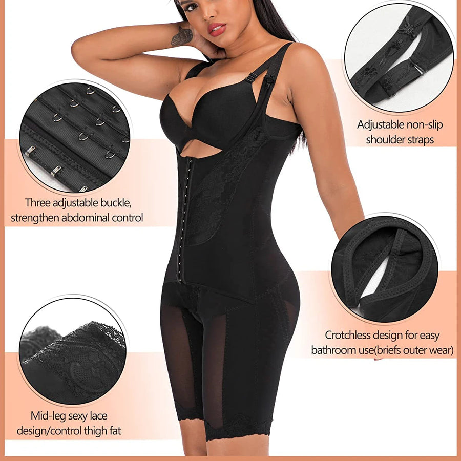 Compression Full-Body Tummy-Control Seamless Corset | OWNLUXE