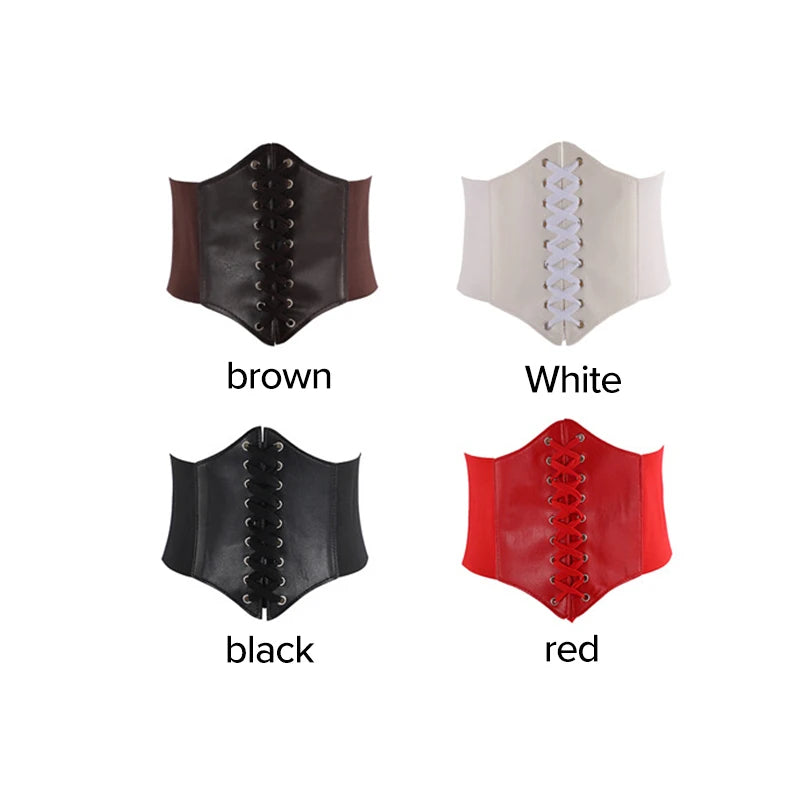 Leather High-Waist Corset | OWNLUXE
