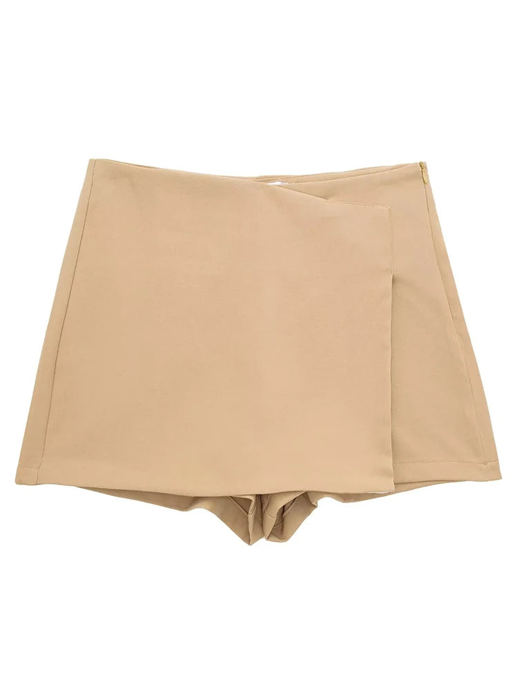 Zip-Up Vintage High-Waist Skirt | OWNLUXE