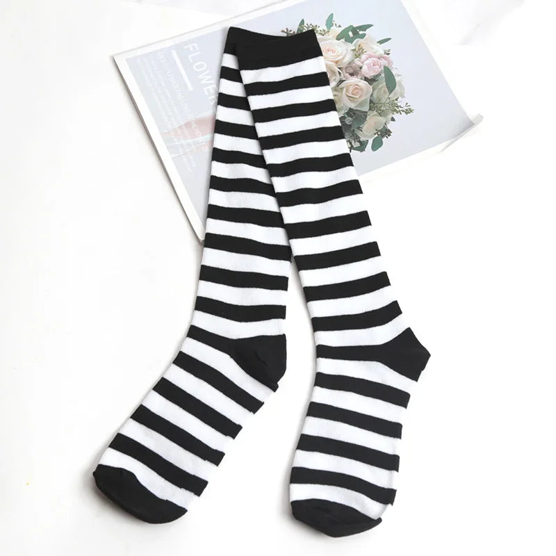 Stockings Japanese Striped Socks | OWNLUXE